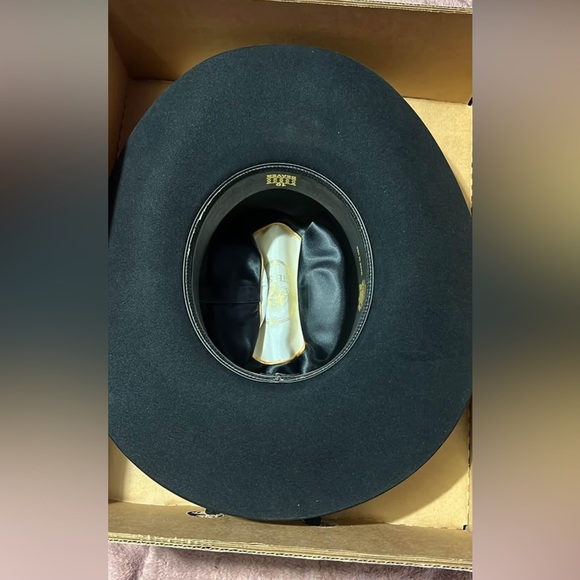 Black Men’s Legendary Stetson Cowboy Hat Size 7 - Picture 3 of 5